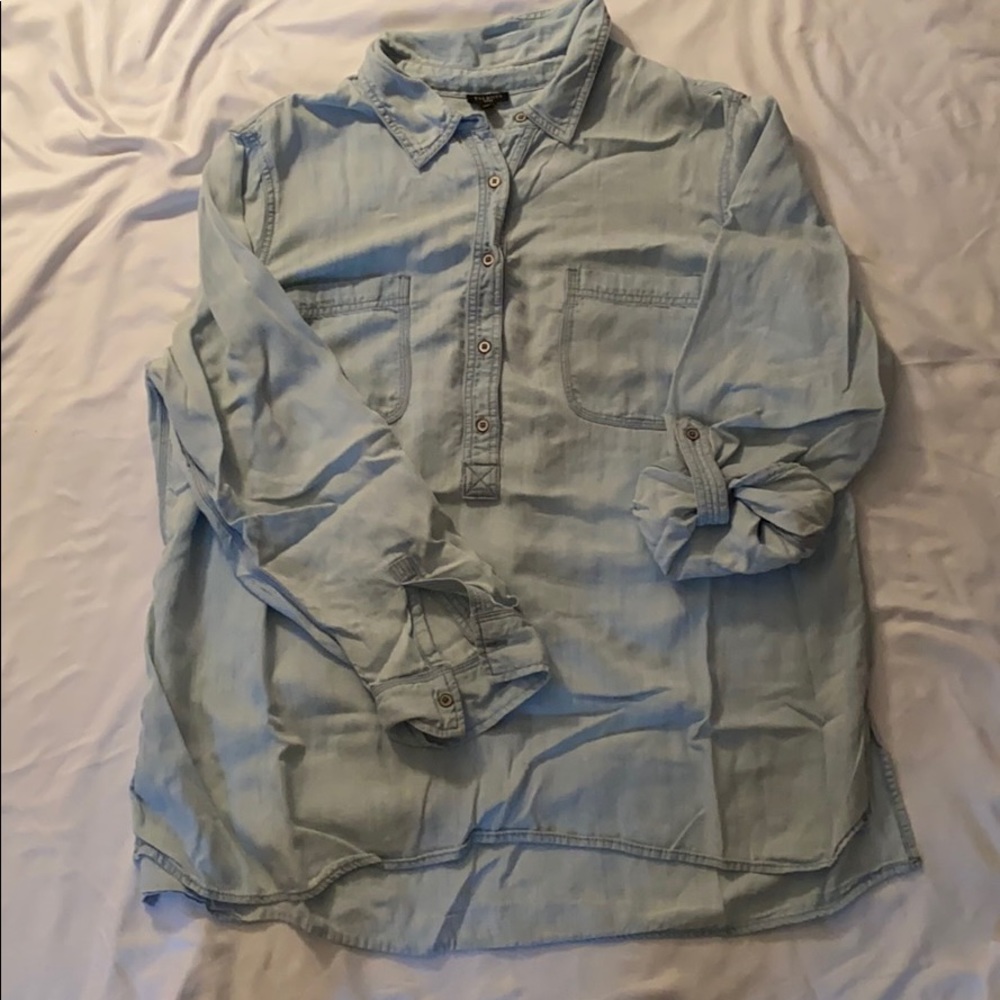Soft denim tunic